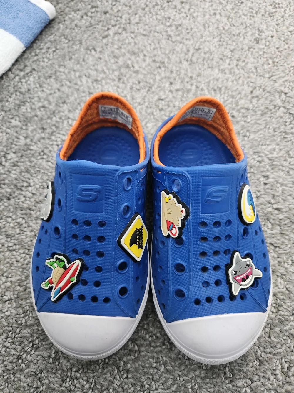 Skechers Kids' Blue Slip-On Water-Friendly Shoes Size 7